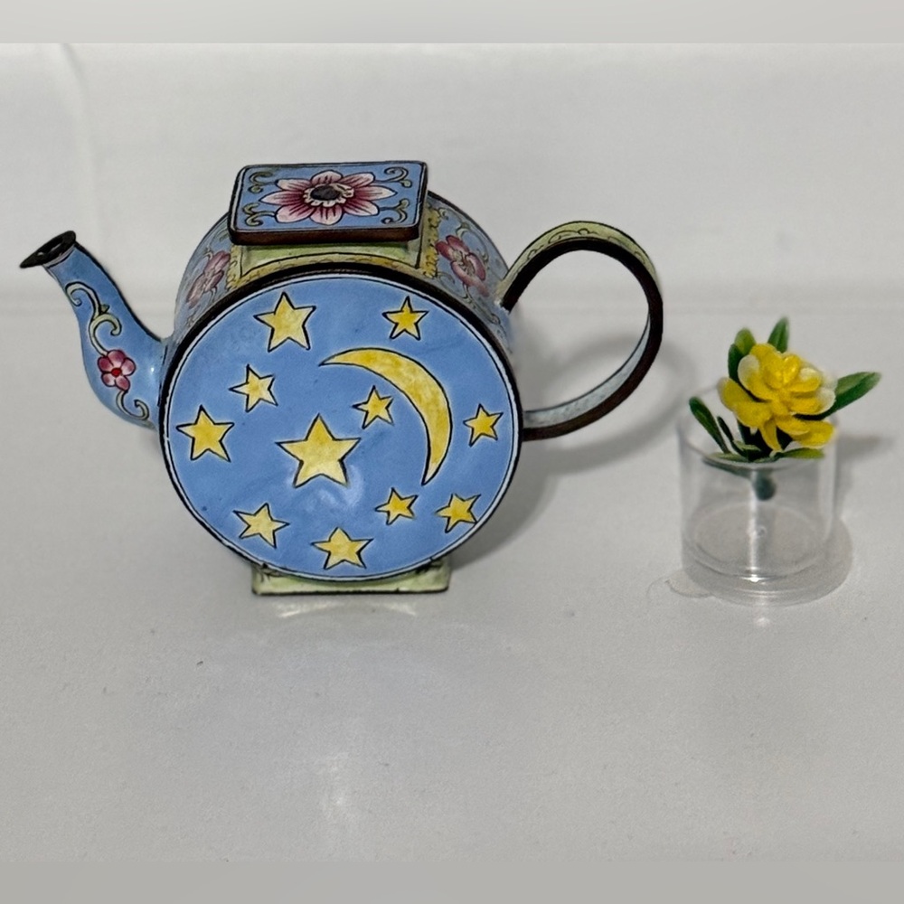 Kelvin Chen miniature enamel teapot collection # 67